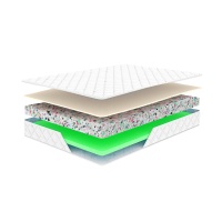 Anatomic mattress with Rebond foam