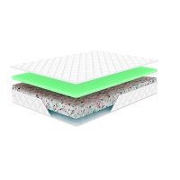 Orthopedic mattress with Rebond foam