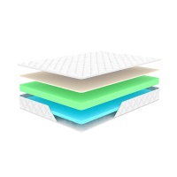 Springless mattress