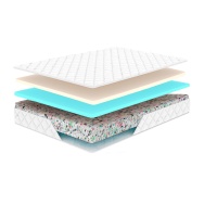 Anatomic mattress with Rebond foam