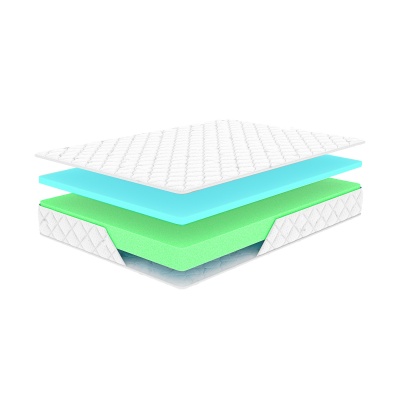 Green Soft and Ortopedic foam Mattress