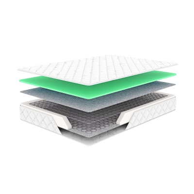 Orthopedic mattress with Bonnell spring